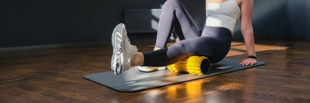 Treinamento com foam roller